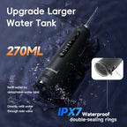 Portable Cordless Water Flosser for Teeth Cleaning