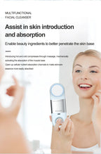 Hot and Cold Sonic Facial Cleansing Brush