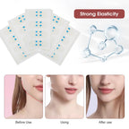 Invisible Face and Neck Lifting Tapes for Wrinkle Removal