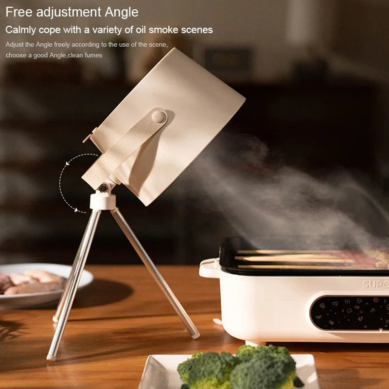 Portable Mini Desktop Range Hood for BBQ and Hot Pot - 5