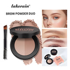 Two-Tone Eyebrow Powder Duo with Applicator Brush