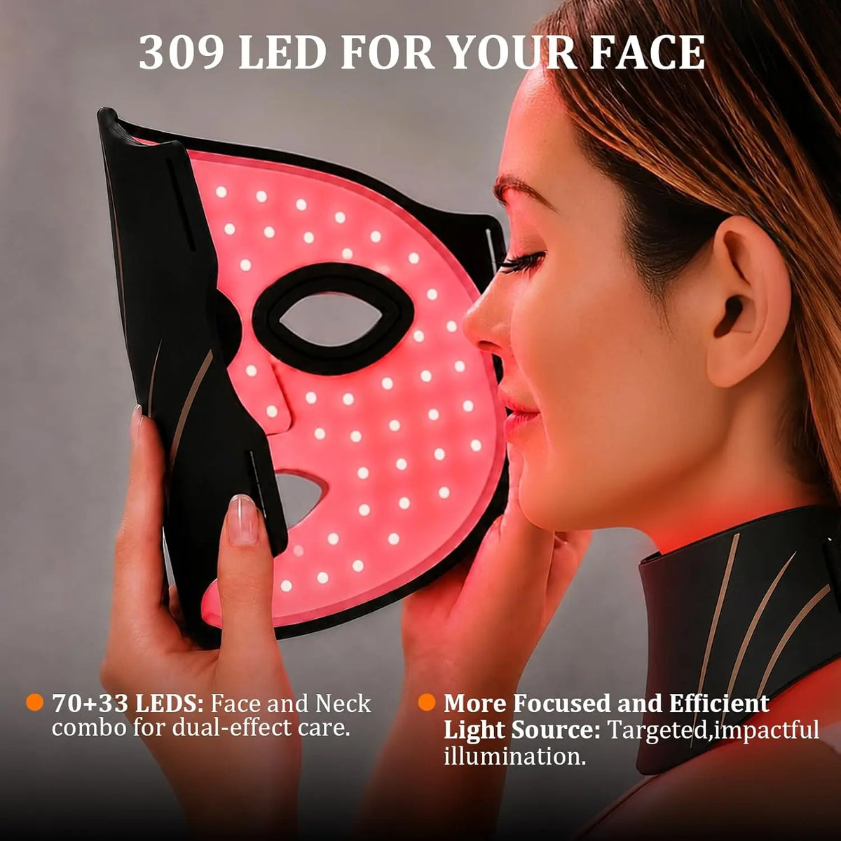 7-Color LED Photon Therapy Face and Neck Mask