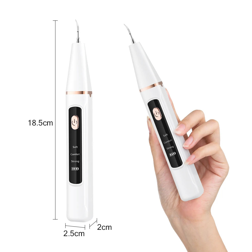 Ultrasonic Electric Teeth Tartar and Plaque Remover - 10