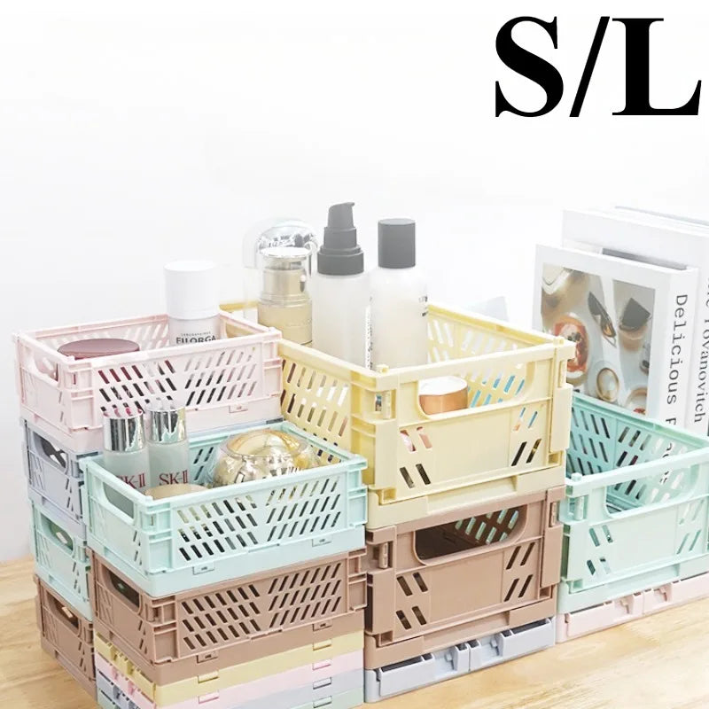 Foldable Desktop Storage Organizer for Home and Office