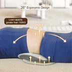 Electric Lumbar Back Stretcher and Massage Device