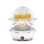Double Layer Electric Egg Steamer and Food Cooker