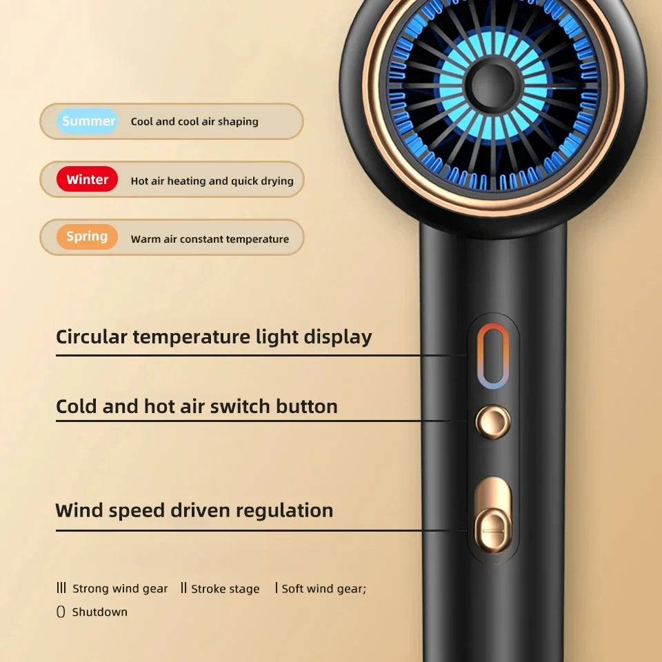 High-Speed Professional Ionic Hair Dryer - 12