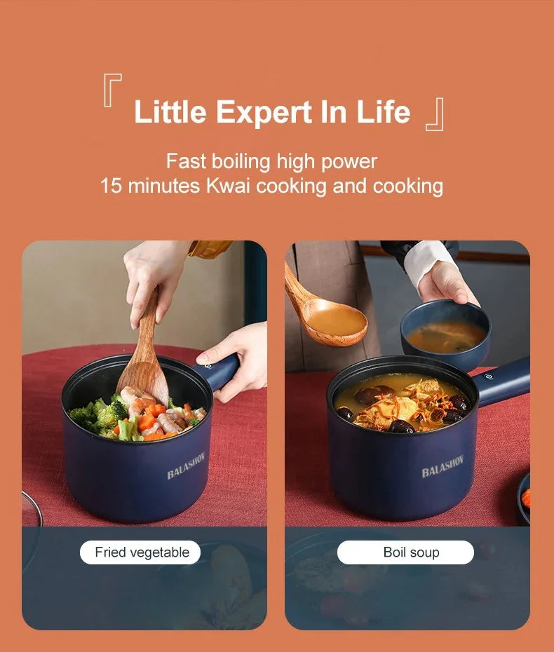 Compact Multi-Function Electric Cooker for Quick Meals - 14