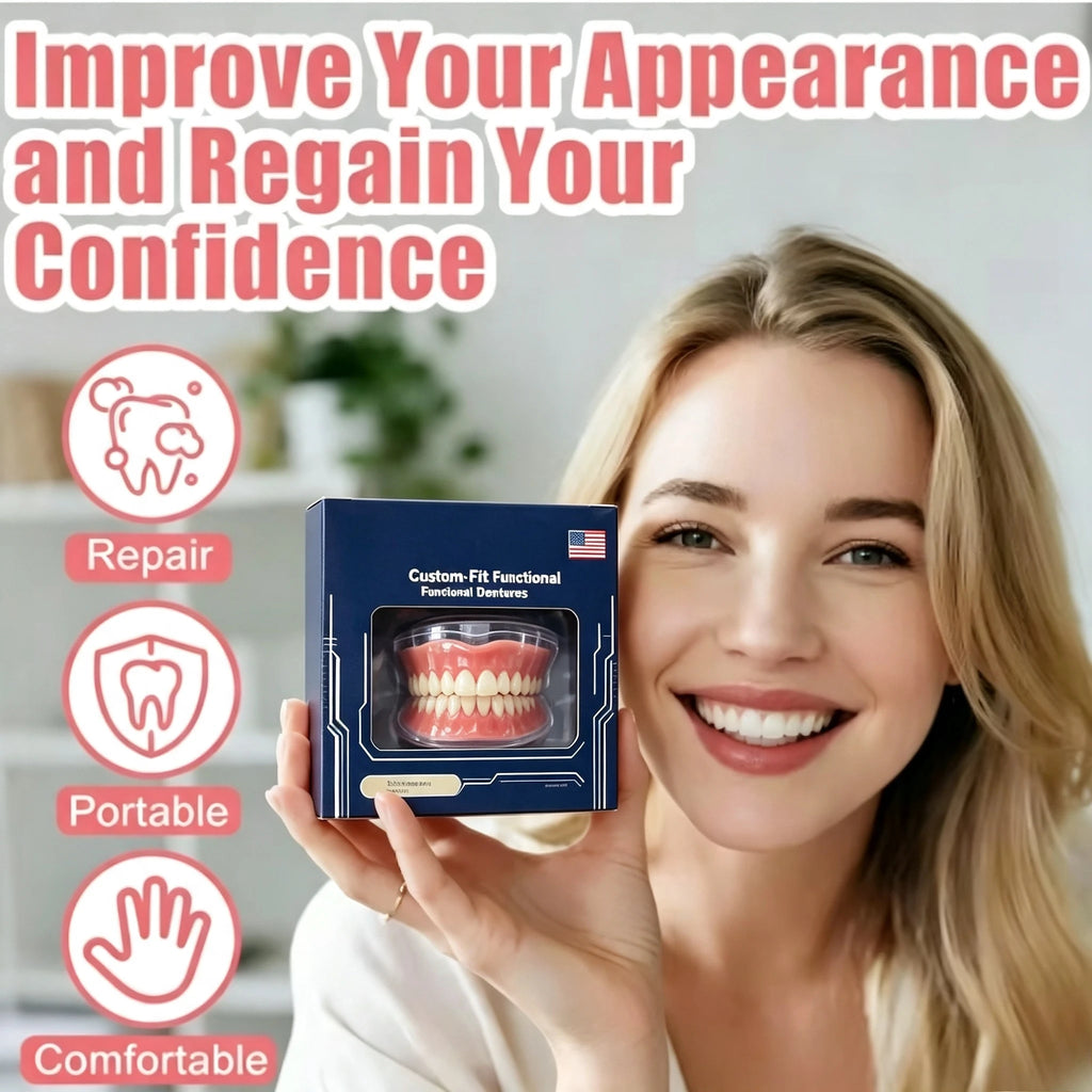 Instant Smile Resin Dentures Full Mouth Set