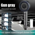 4-Mode High-Pressure Water Saving Handheld Shower Head