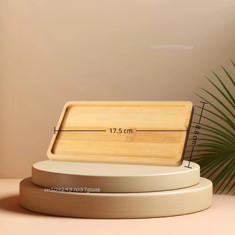 Multifunctional Bamboo Oval Tray Set