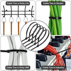 Heavy Duty Self-Locking Nylon Cable Zip Ties for Home and Office