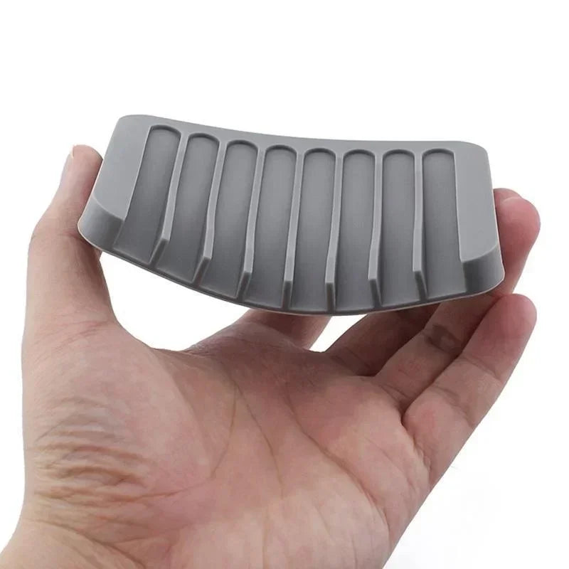 Self-Draining Silicone Soap Dish and Sponge Holder - 14