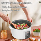 Multifunction 3.5L Non-Stick Electric Hot Pot Cooker