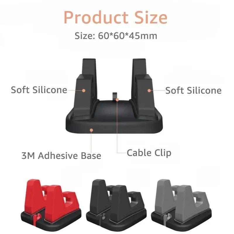 360 Rotating Dashboard Phone Holder for Car and Desk - 6