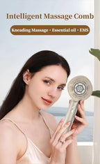 Electric Scalp Massager and Hair Serum Applicator Comb