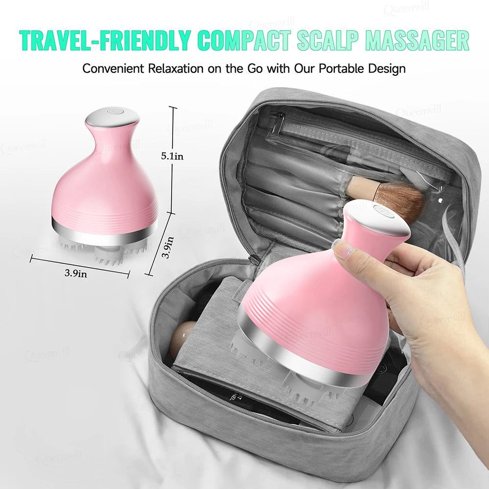 Portable Electric Water Flosser and Scalp Massager Set - 31