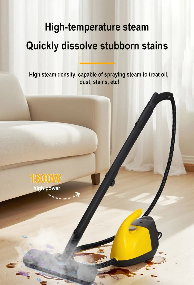High-Temperature Steam Mop for Home and Car Cleaning - 7