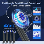 2-in-1 Portable Water Flosser and Electric Toothbrush Kit