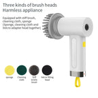 4-in-1 Electric Handheld Power Scrubber for Household Cleaning