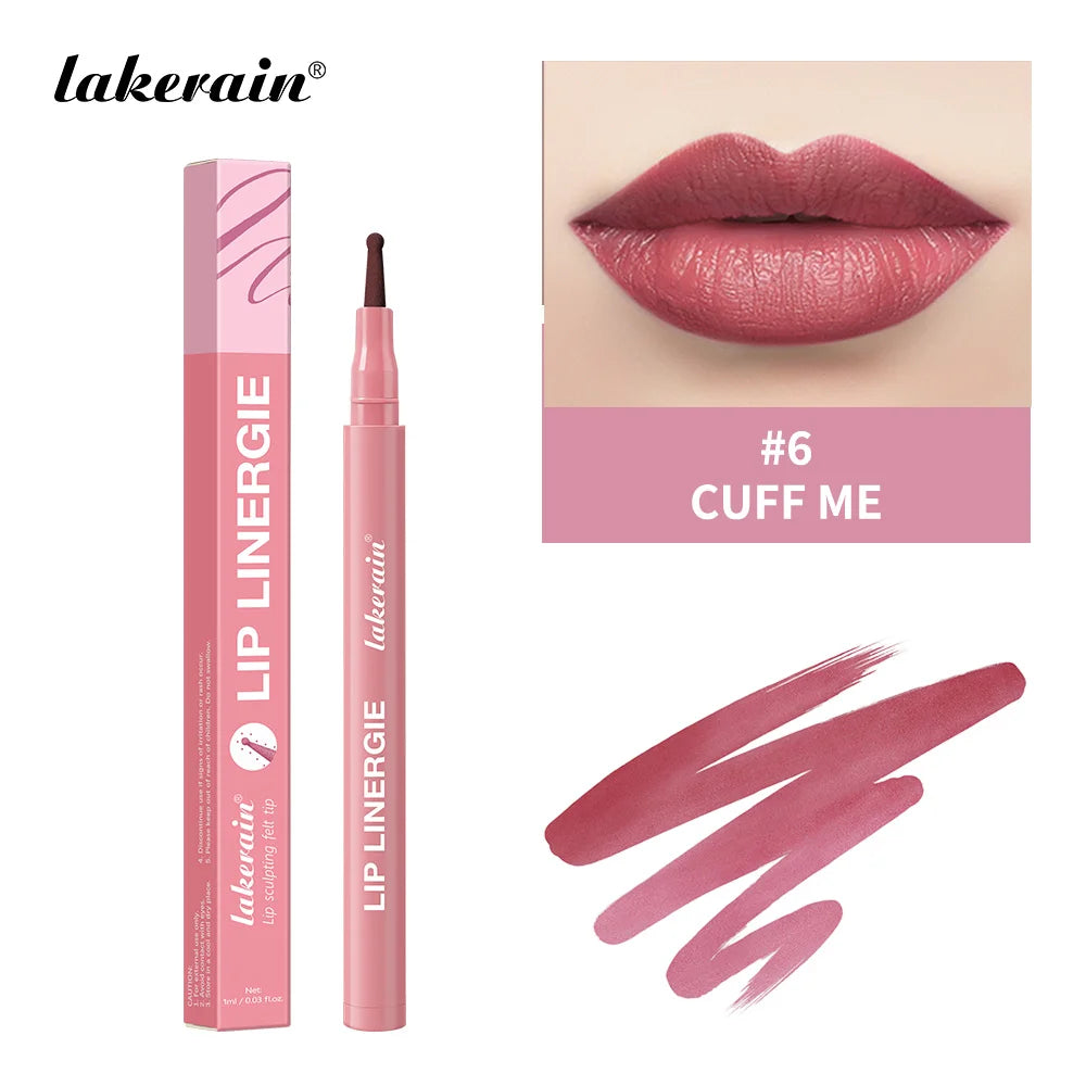 Waterproof Ballpoint Felt Tip Lip Liner Stain