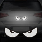 Reflective Devil Eye Car Decals for Enhanced Night Safety
