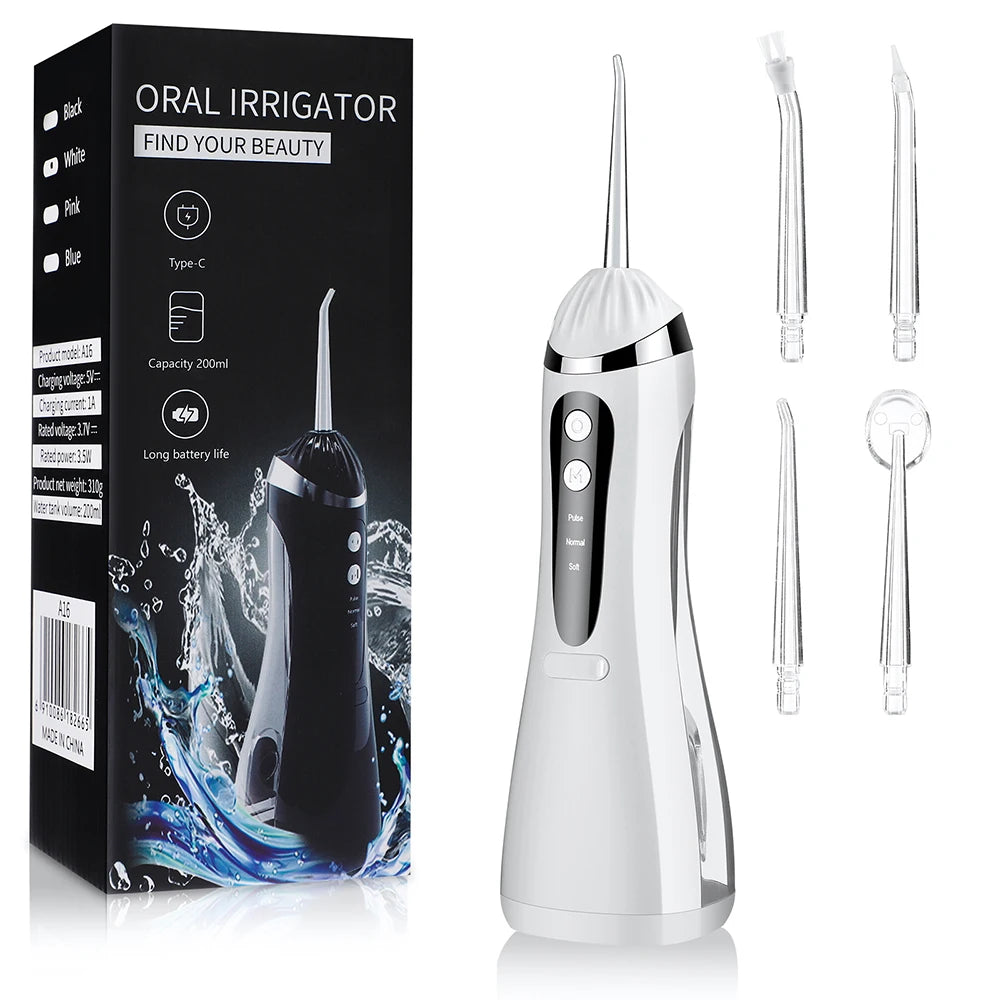Portable Rechargeable Electric Water Flosser for Teeth Deep Cleaning - 9