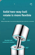 360° Rotatable Kitchen Faucet Sprayer Attachment