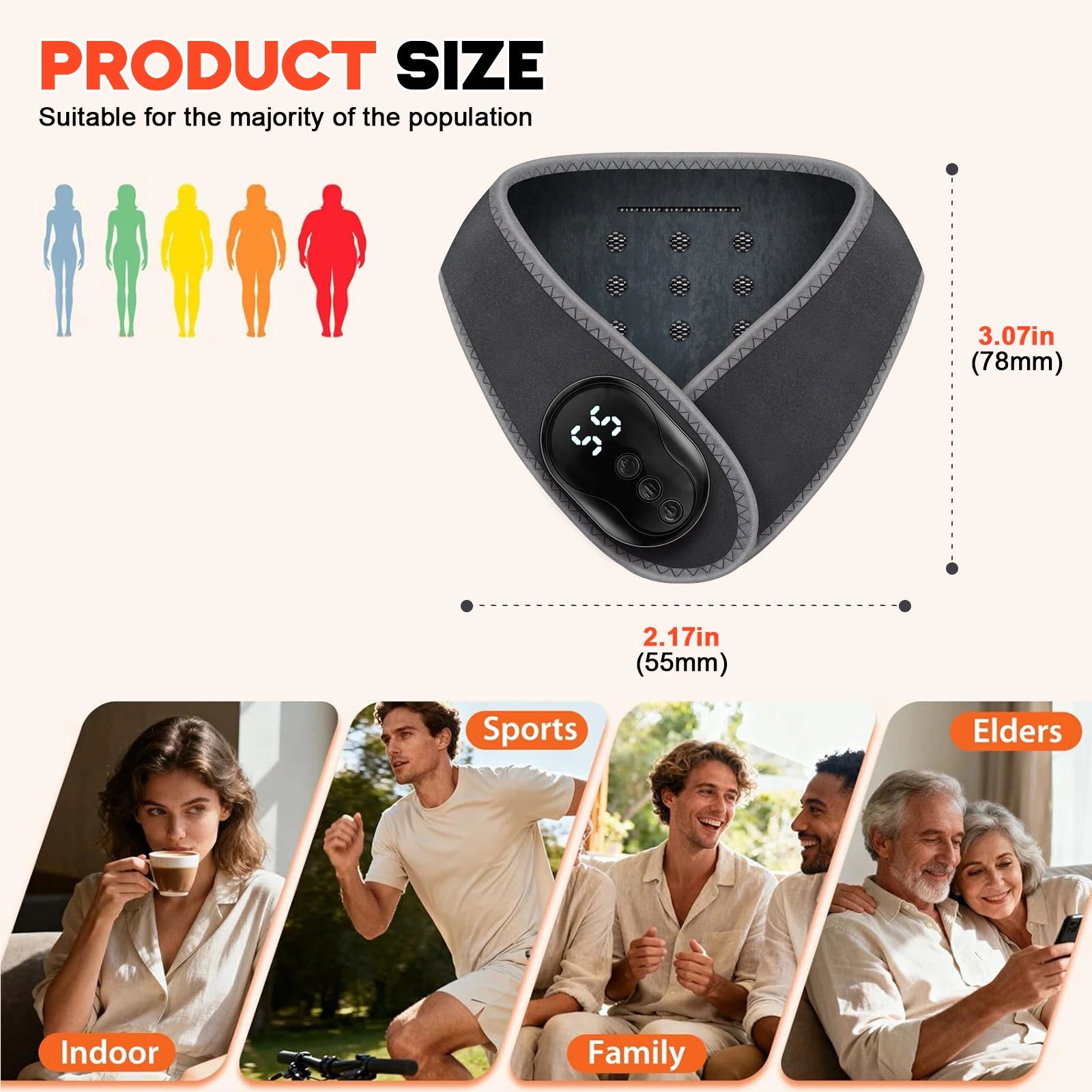 Portable Cordless Neck Massage Wrap with Vibration - 6