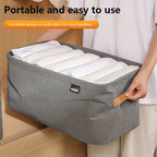 Foldable Fabric Clothing and Closet Organizer Storage Box