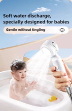 Portable Pressurized Shower Head for Travel and Home
