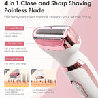 4-in-1 Electric Hair Removal Shaver for Face and Body