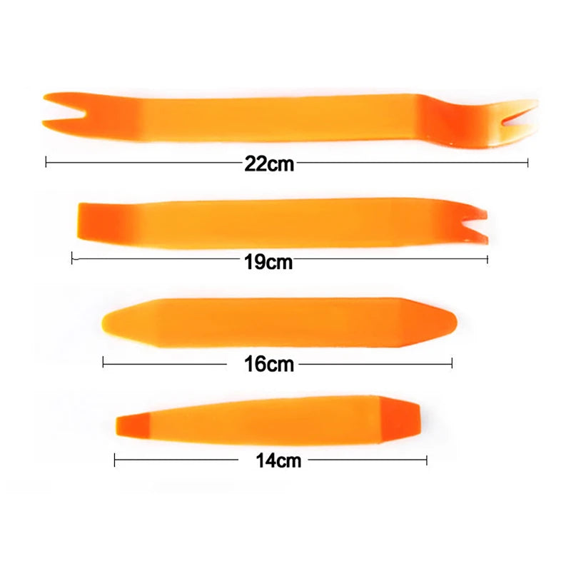 4-Piece Car Interior Trim and Panel Removal Pry Tool Kit - 6