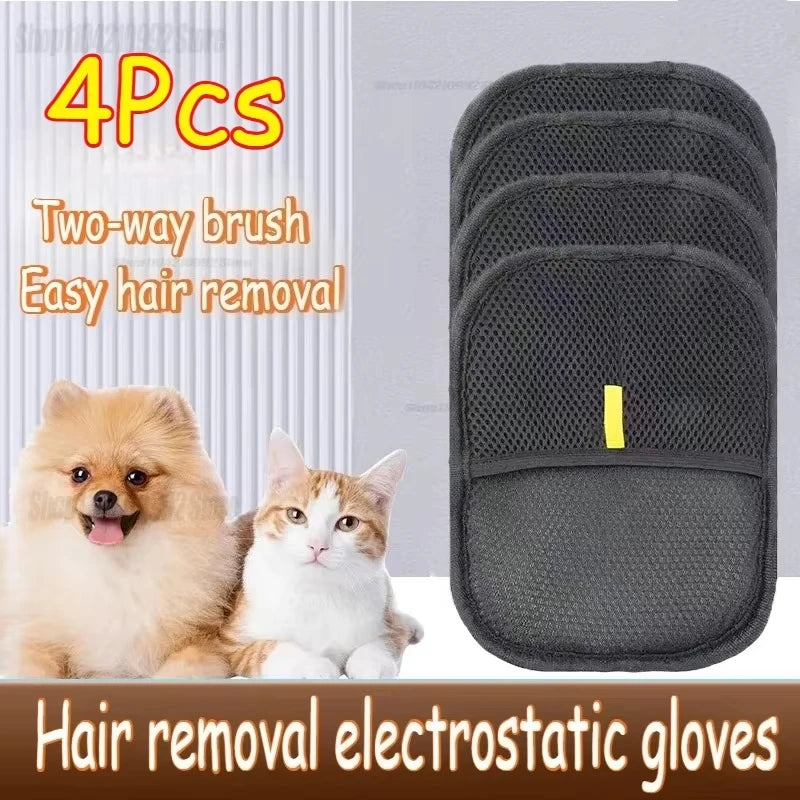 Deshedding Pet Hair Removal Grooming Glove - 11