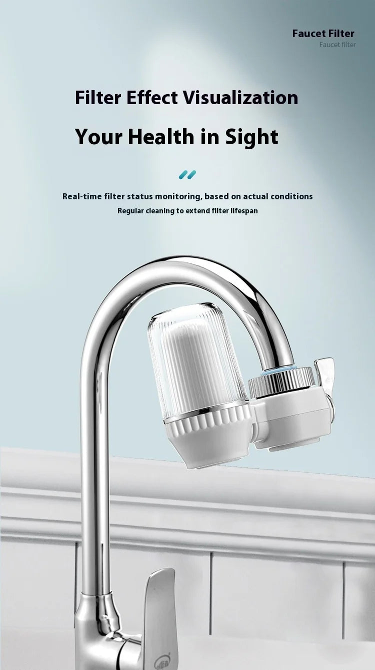 Universal Faucet Mounted Kitchen Water Purifier Filter