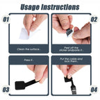 Reusable Adhesive Cable Management Straps
