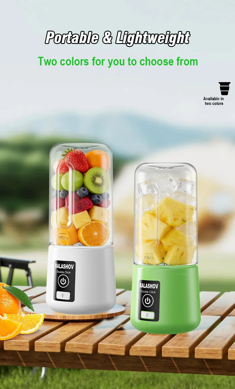 Portable Rechargeable Electric Fruit and Vegetable Blender - 10