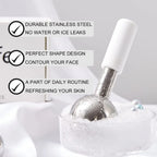 Stainless Steel Cooling Ice Globes for Facial Puffiness and Skincare