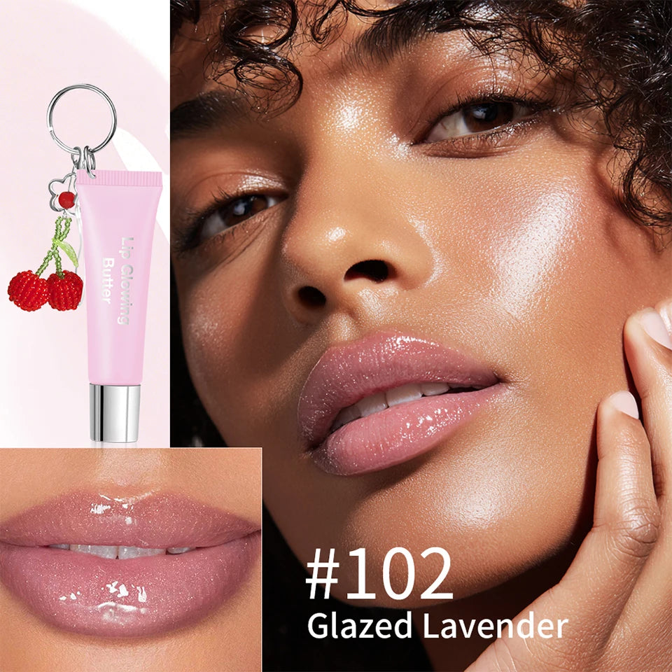 Moisturizing Lip Gloss Butter with Keychain - 12
