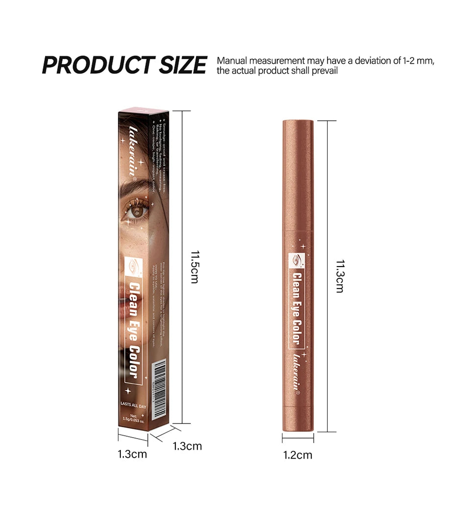 Waterproof Smudge-Proof Shimmer Eyeshadow Stick