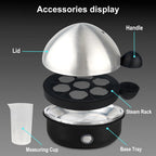 Electric Egg Boiler and Steamer for Perfectly Cooked Eggs
