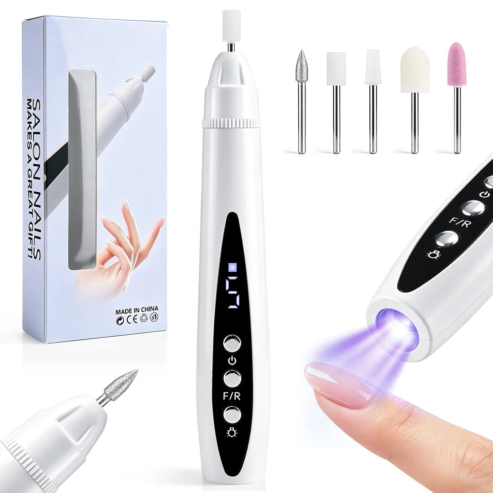 2-in-1 Electric Nail Drill and UV Curing Lamp