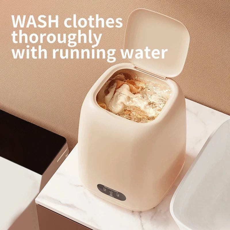 Portable Mini Washing Machine for Underwear and Small Clothes