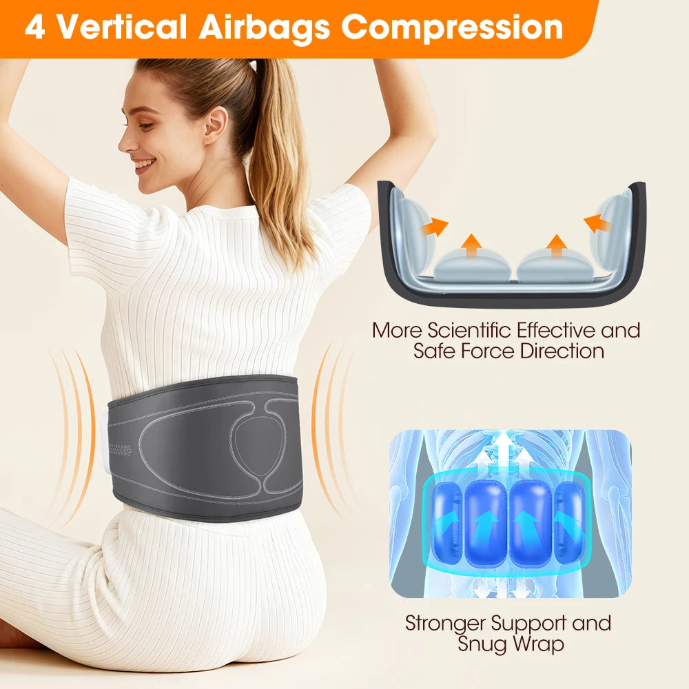 Heated Air Compression Back Massager Belt