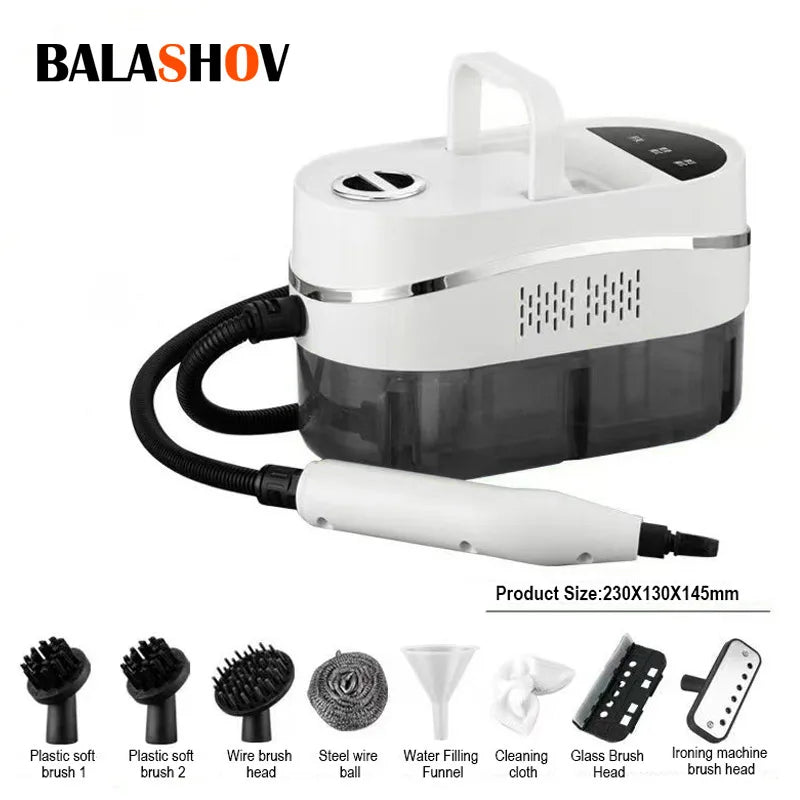 High-Pressure Handheld Steam Cleaner for Home and Car - 1