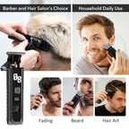 Professional Cordless Electric Hair Trimmer and Grooming Clipper
