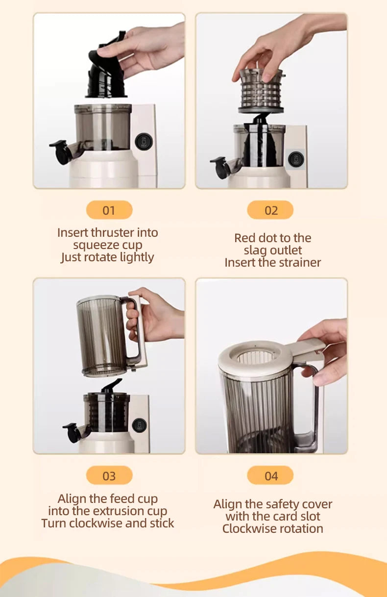 Automatic Electric Citrus Juicer for Fresh Home Juice