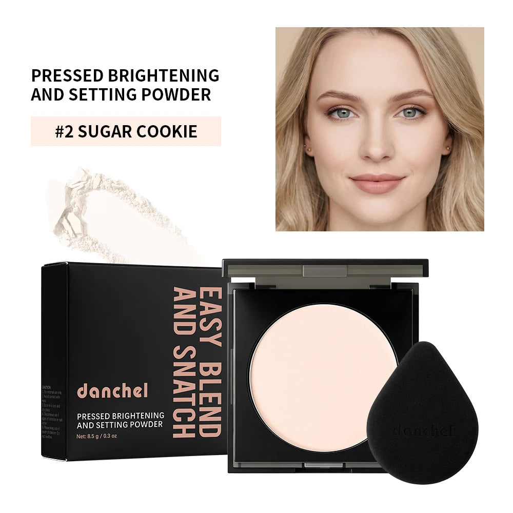 Matte Oil-Control Pressed Setting Powder for Face Makeup - 22