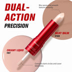 2-in-1 Liquid and Stick Blurring Concealer for Full Face Coverage