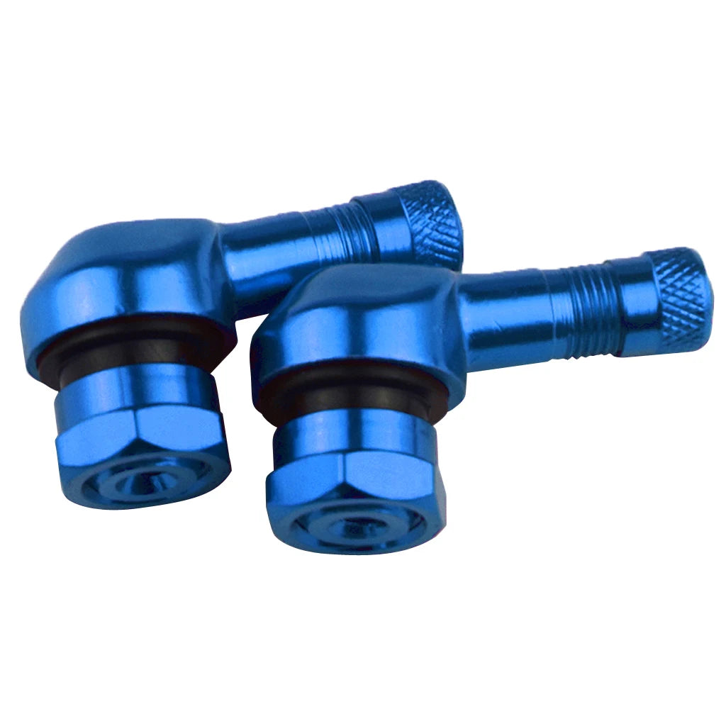 90 Degree Motorcycle Tire Valve Stems for Easy Pressure Checks